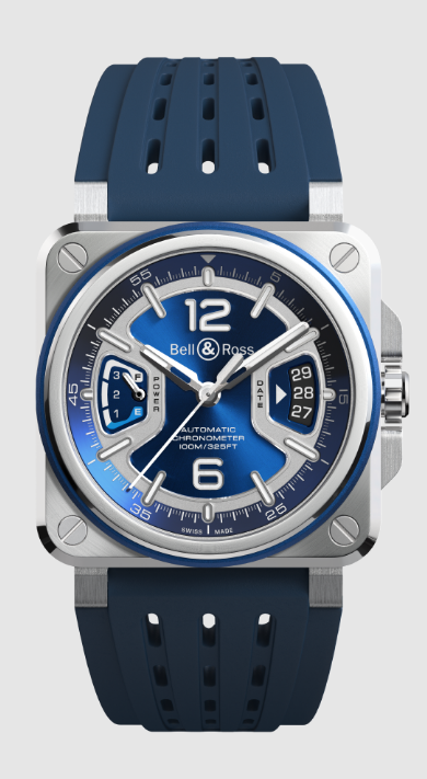 Bell & Ross BR-X3 BLUE STEEL Replica Watch BRX3R-BLU-ST/SRB